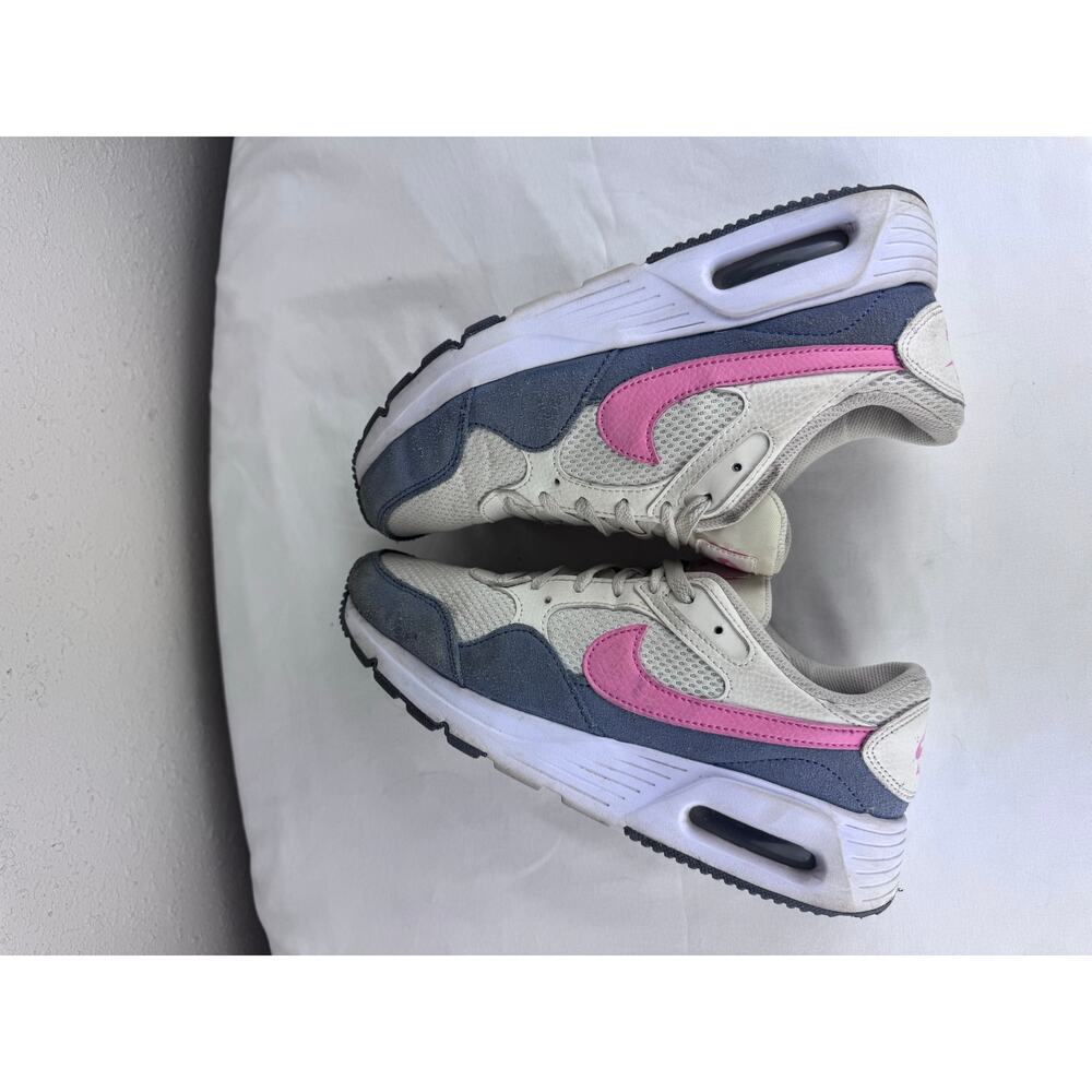Nike Women's White, Pink & Gray Air Max-Style Sneakers - Picture 7 of 11